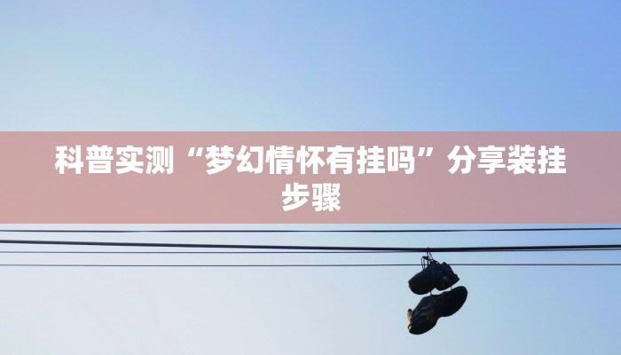 科普实测“梦幻情怀有挂吗”分享装挂步骤 科普实测“梦幻情怀有挂吗”分享装挂步骤