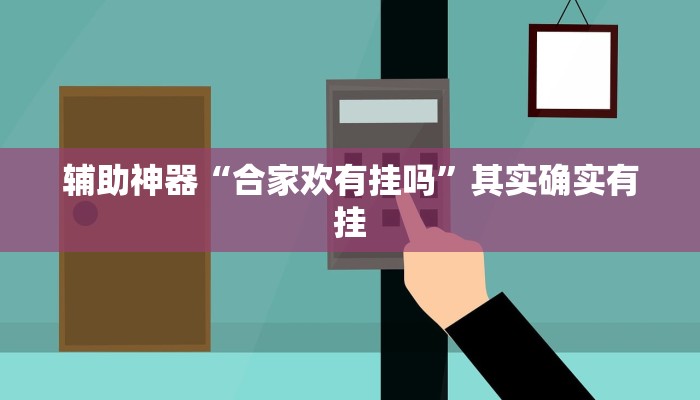 辅助神器“合家欢有挂吗”其实确实有挂