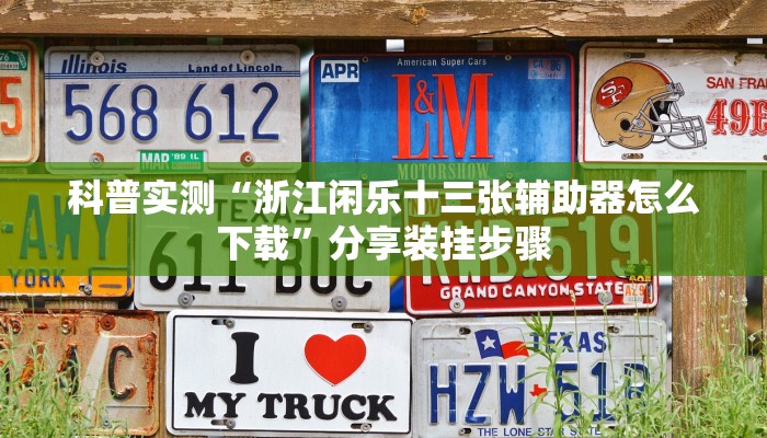 科普实测“浙江闲乐十三张辅助器怎么下载”分享装挂步骤