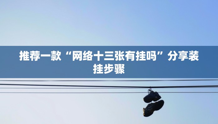 推荐一款“网络十三张有挂吗”分享装挂步骤